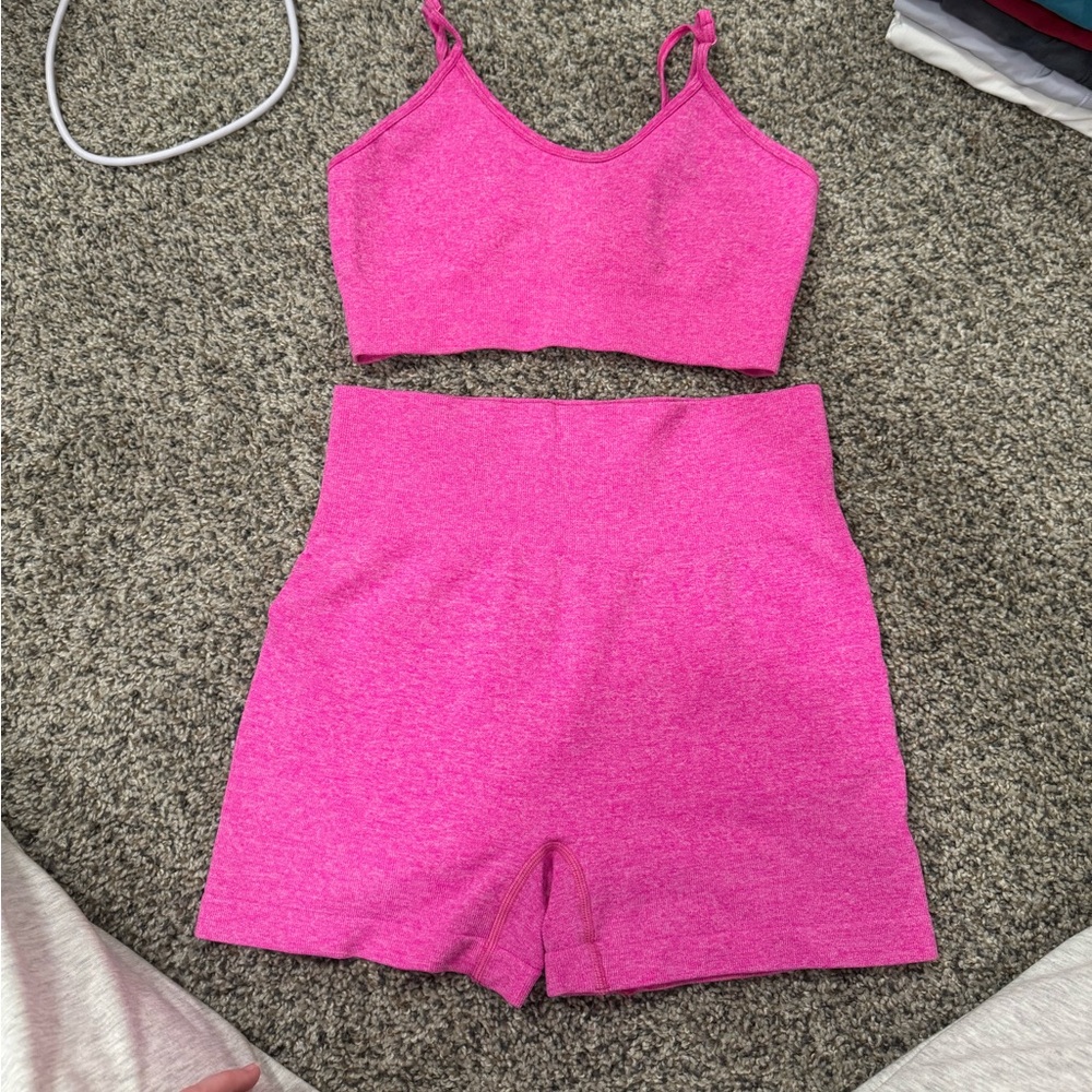 Athletic women’s workout set
